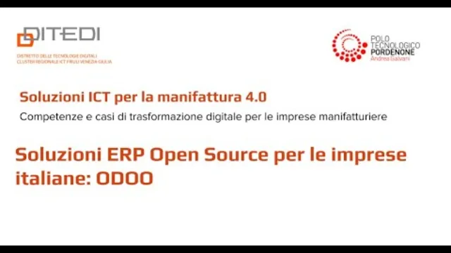 Open source ERP for Italian manufacturers