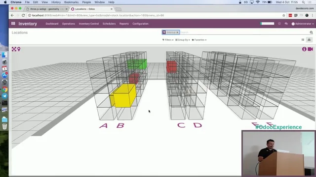 Visualize your warehouse locations at a glance